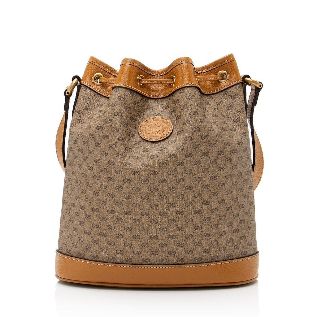 Gucci x Disney Micro GG Canvas Mickey Mouse Bucket Bag