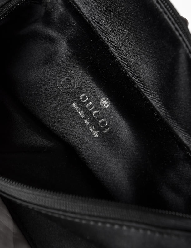 GUCCI LEATHER & NYLON MINI WAIST BAG