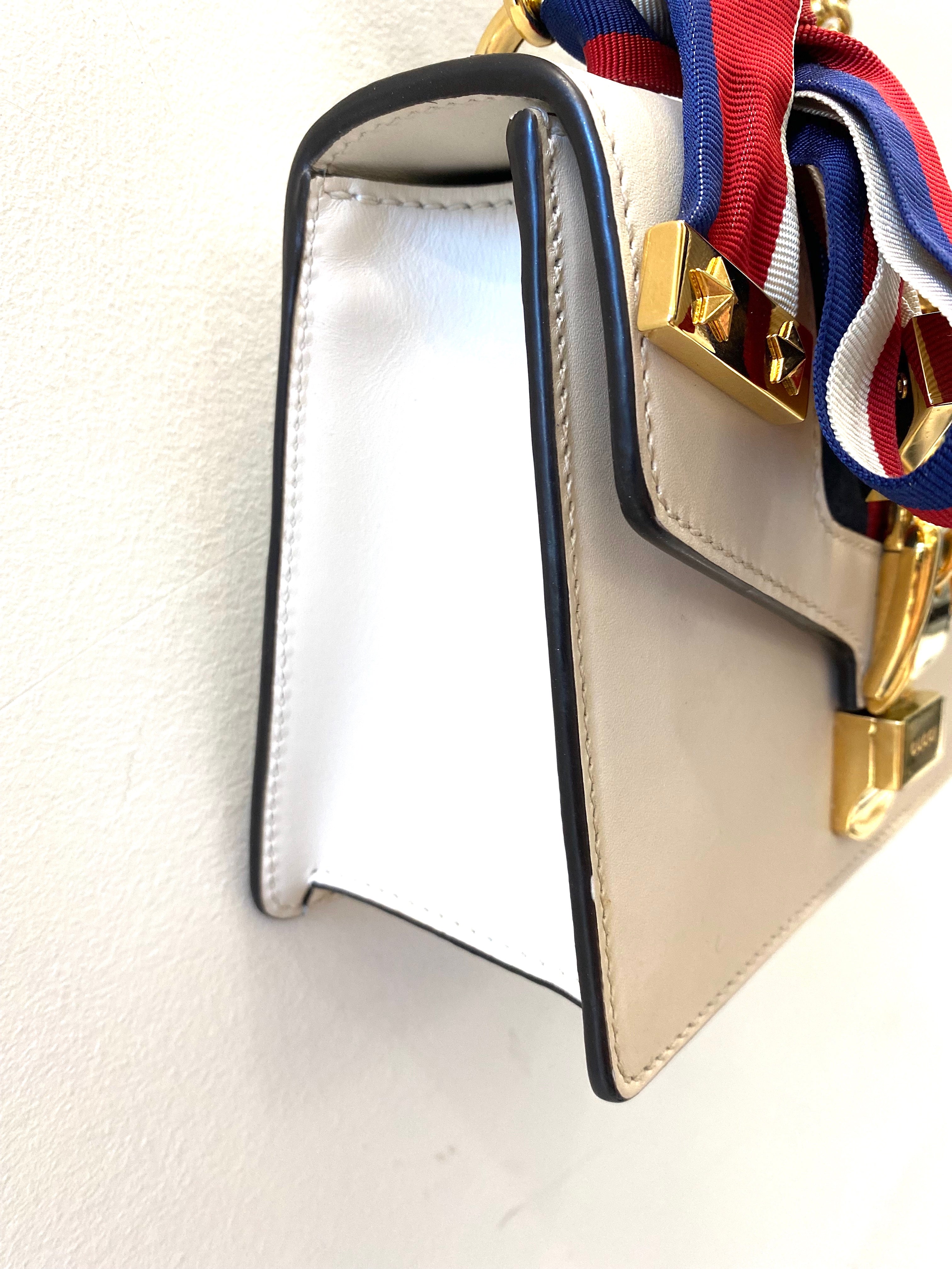 GUCCI SYLVIE LEATHER MINI CHAIN BAG