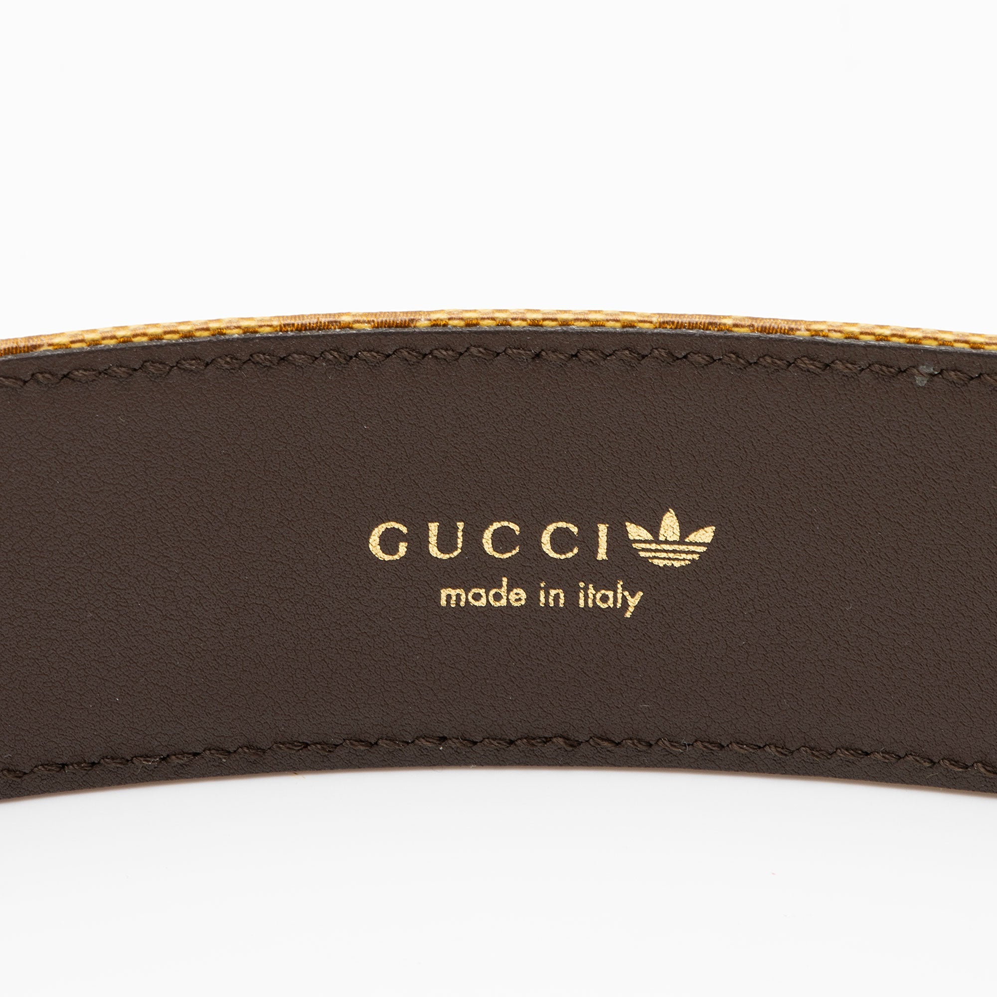 Gucci x Adidas Leather GG Marmont Belt - Size 30 / 75