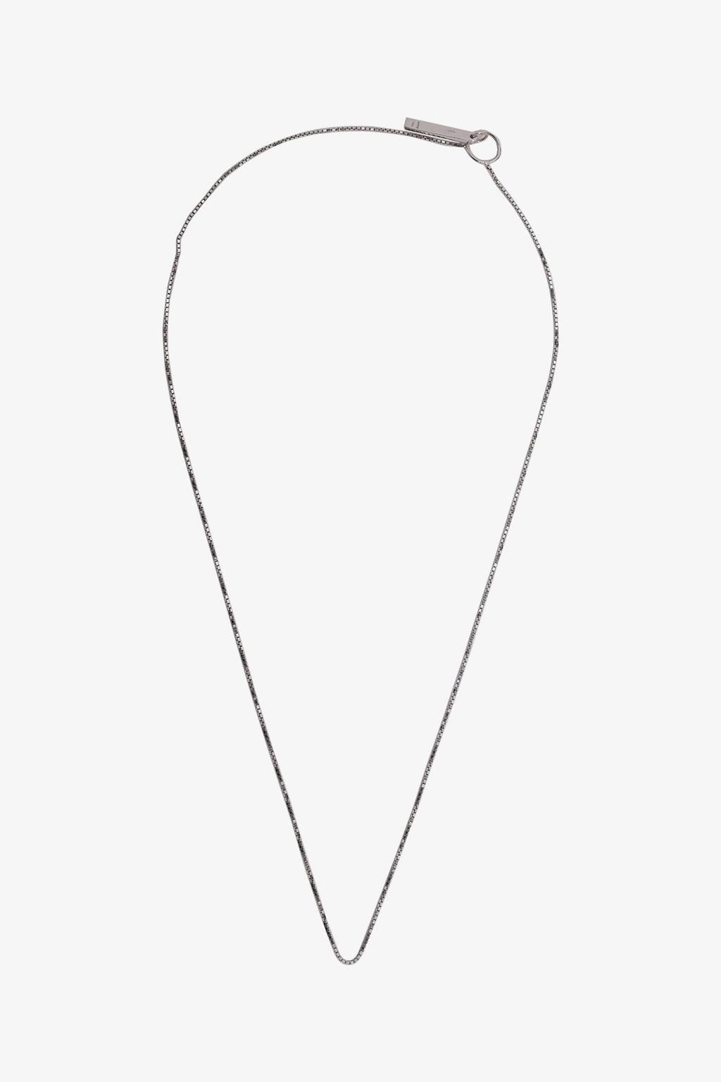 Gucci 18K White Gold Toggle Closure Necklace