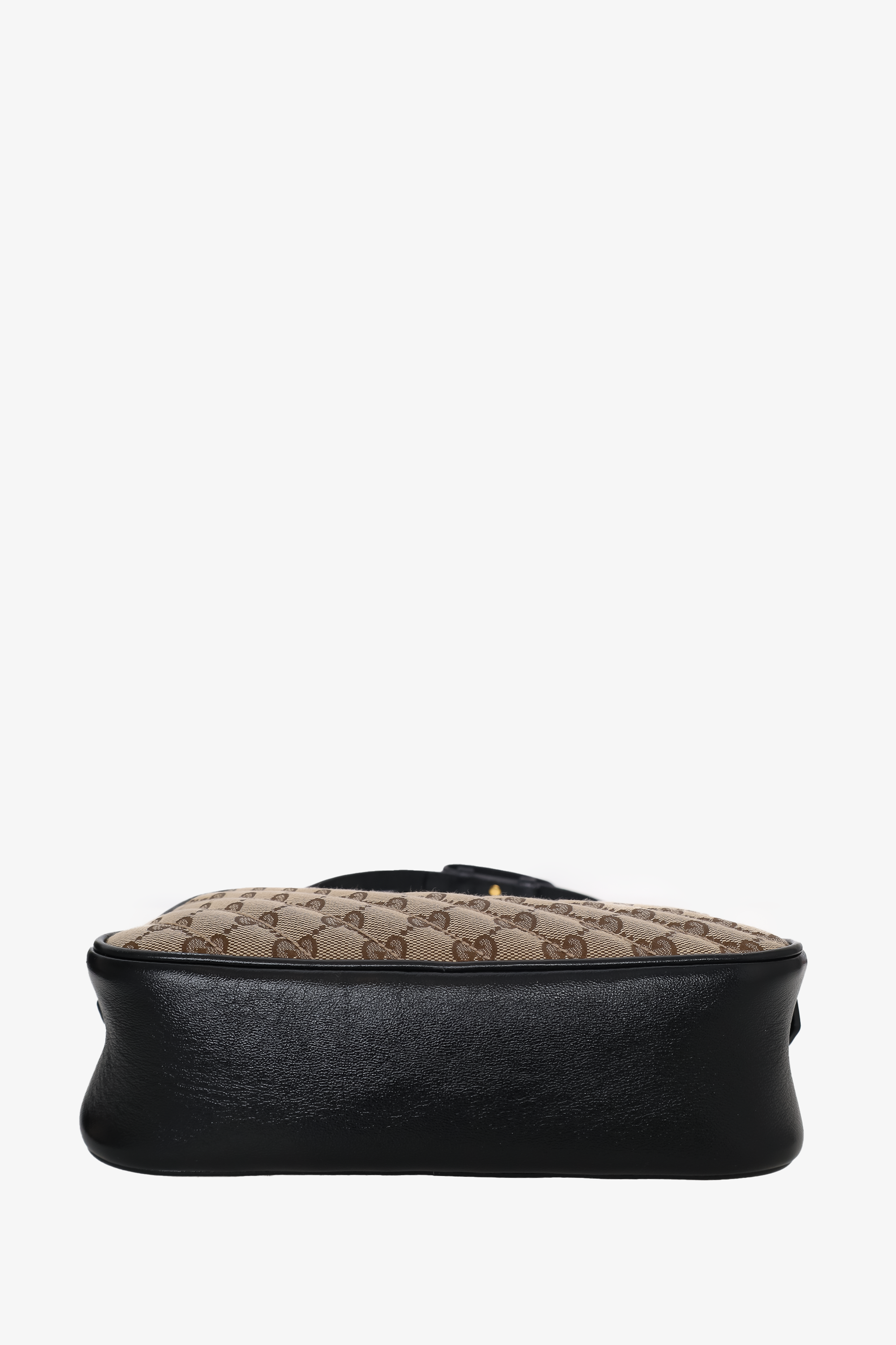 Gucci Beige/Brown Small GG Canvas Marmont Matelasse Camera Bag
