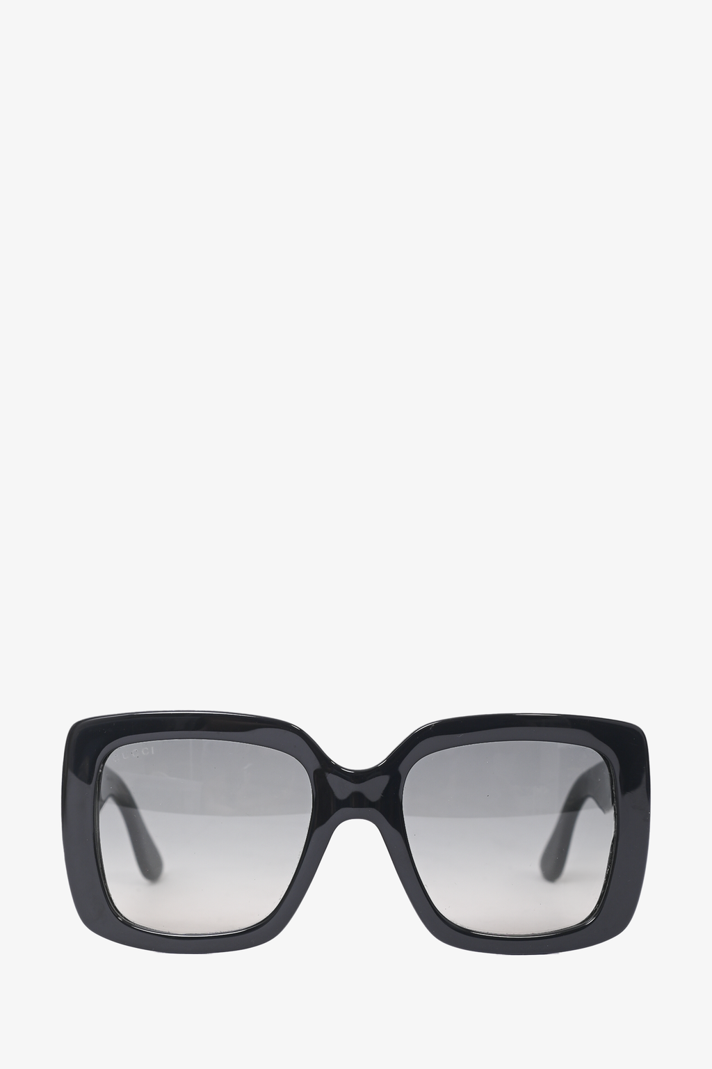 Gucci Black GG Logo Square Frame Sunglasses