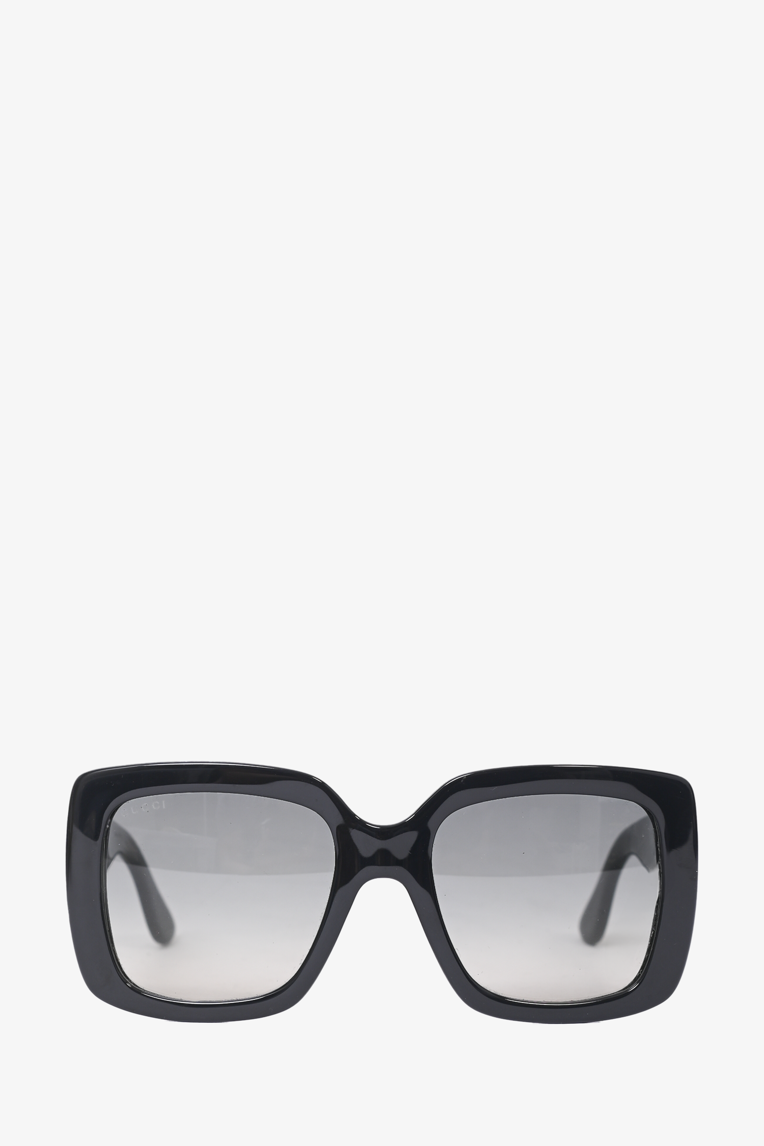 Gucci Black GG Logo Square Frame Sunglasses