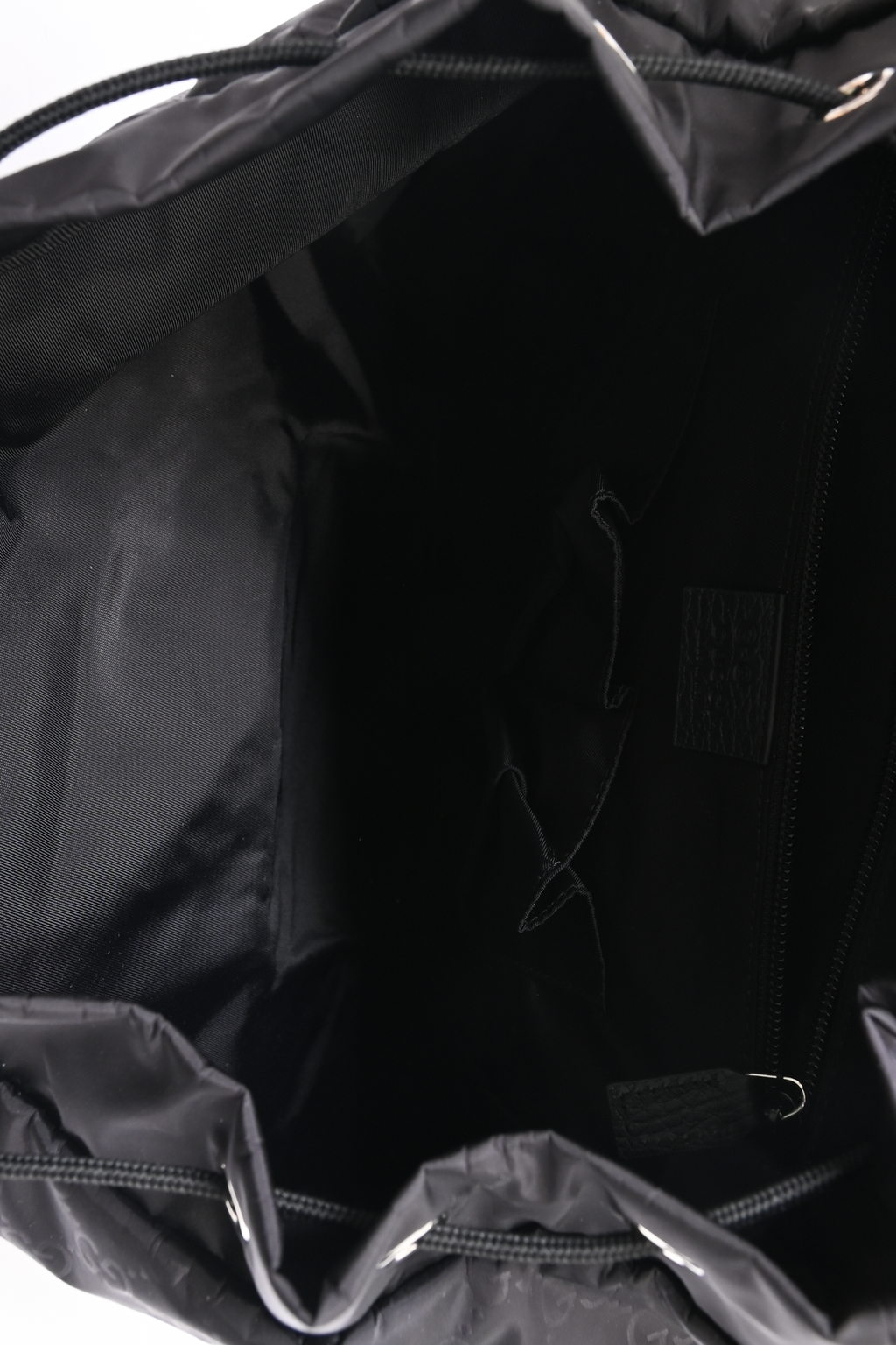 Gucci Black GG Nylon Backpack