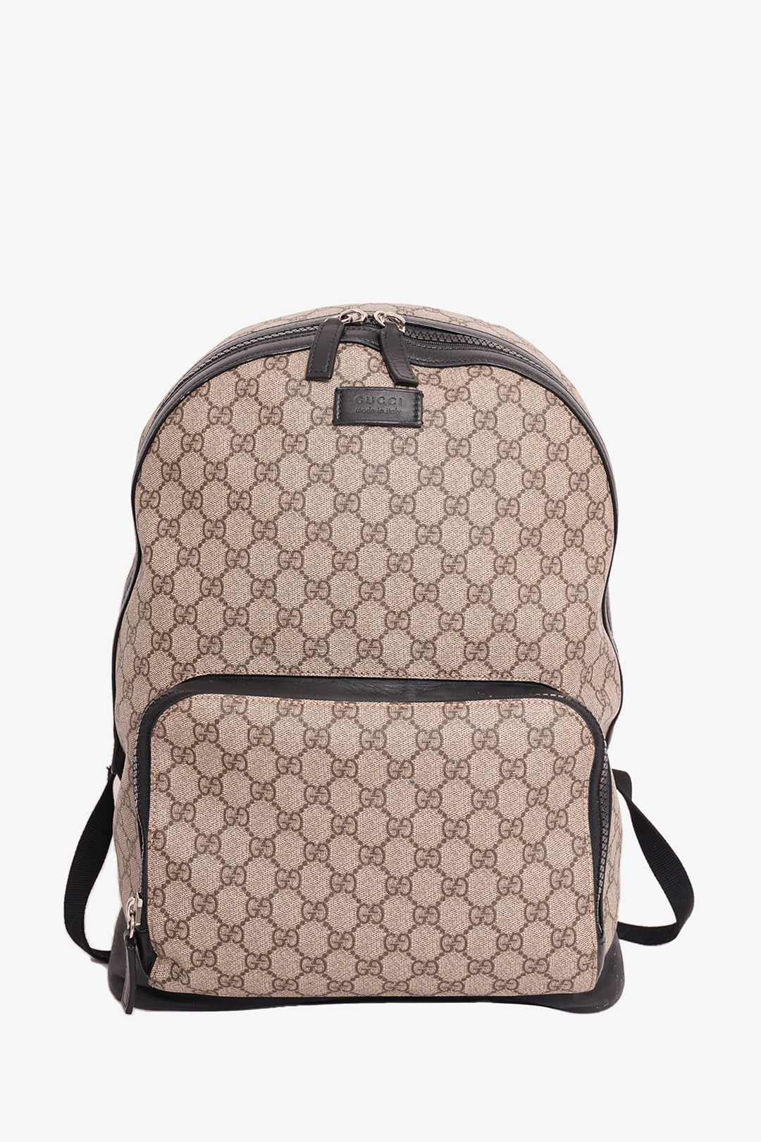 Gucci Brown GG Supreme Medium Eden Backpack
