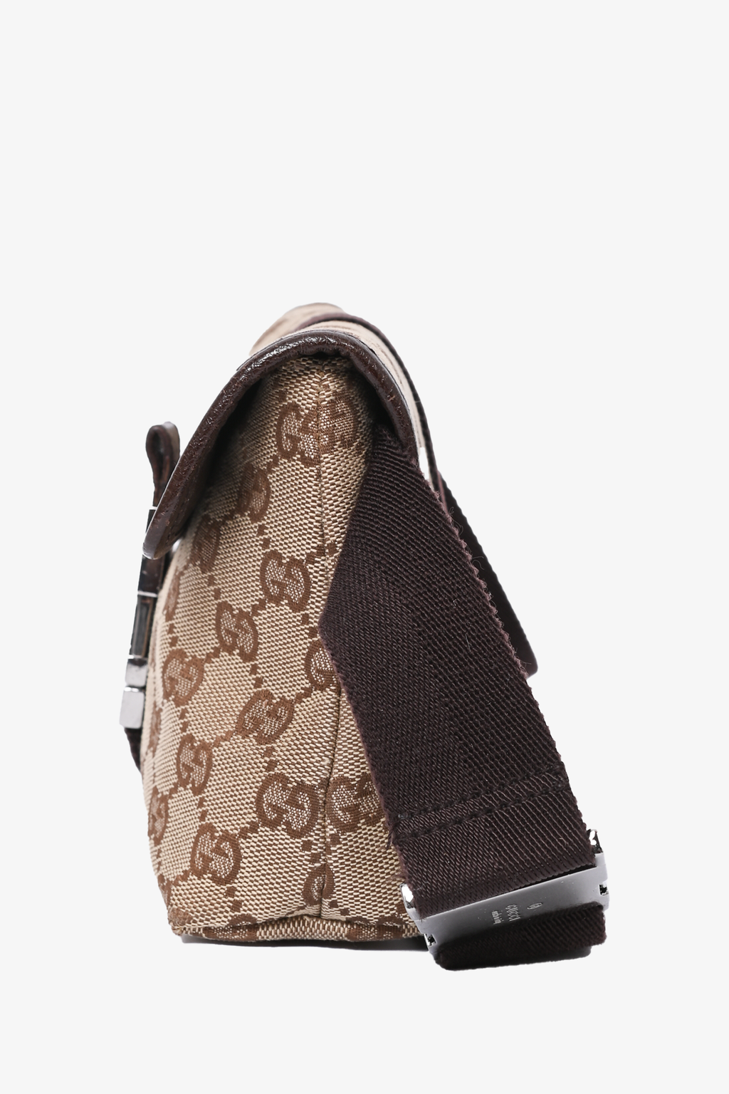 Gucci Brown Guccisima Canvas Belt Bag