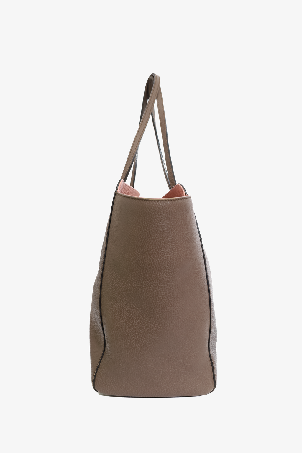 Gucci Brown Leather Large Swing Tote