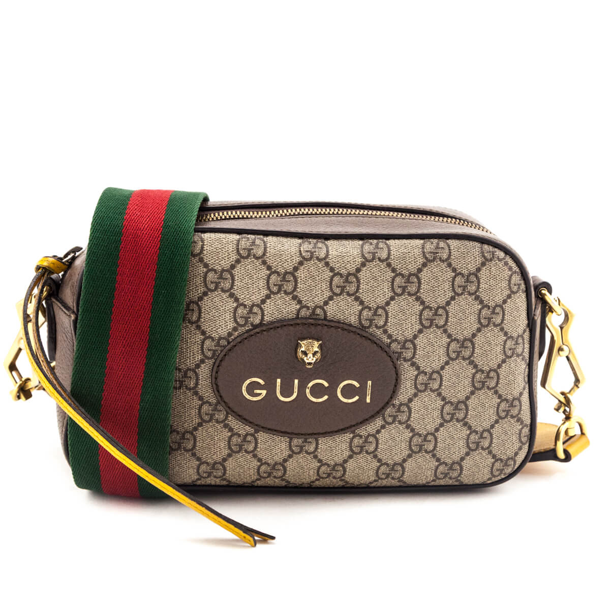 Gucci GG Supreme Monogram Web Neo Vintage Shoulder Bag