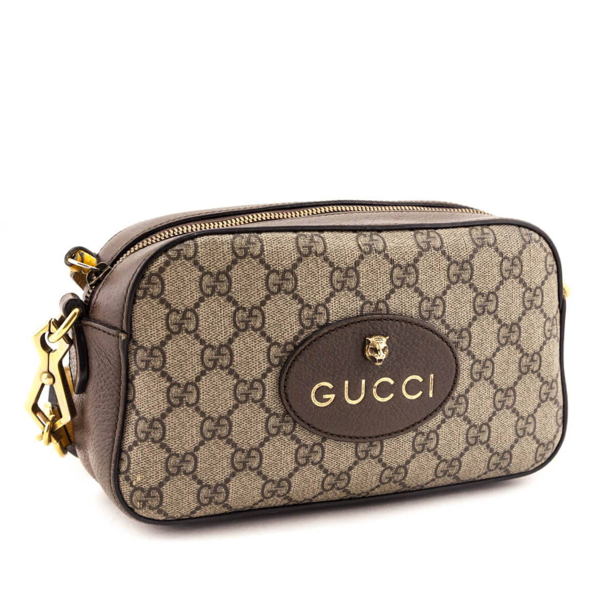 Gucci GG Supreme Monogram Web Neo Vintage Shoulder Bag