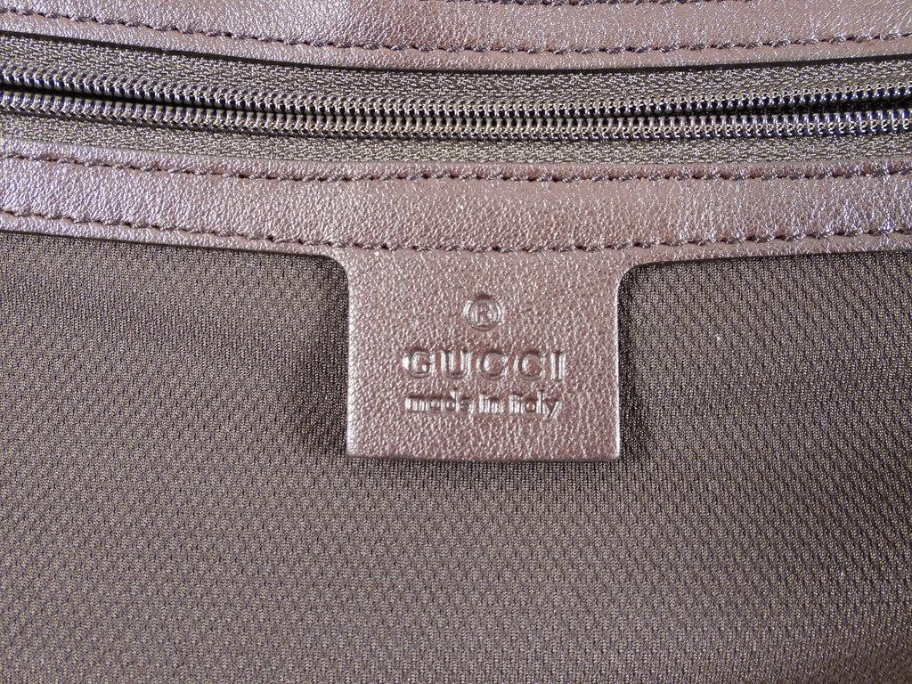 Gucci Guccissima Brown Monogram Rolling Luggage