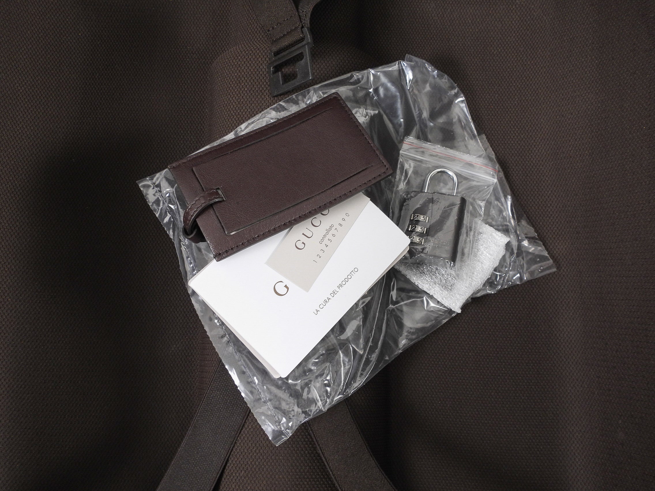 Gucci Guccissima Brown Monogram Rolling Luggage