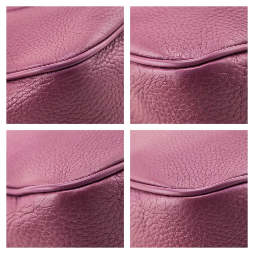 Gucci Peonia Pebbled Calfskin Soho Disco Crossbody