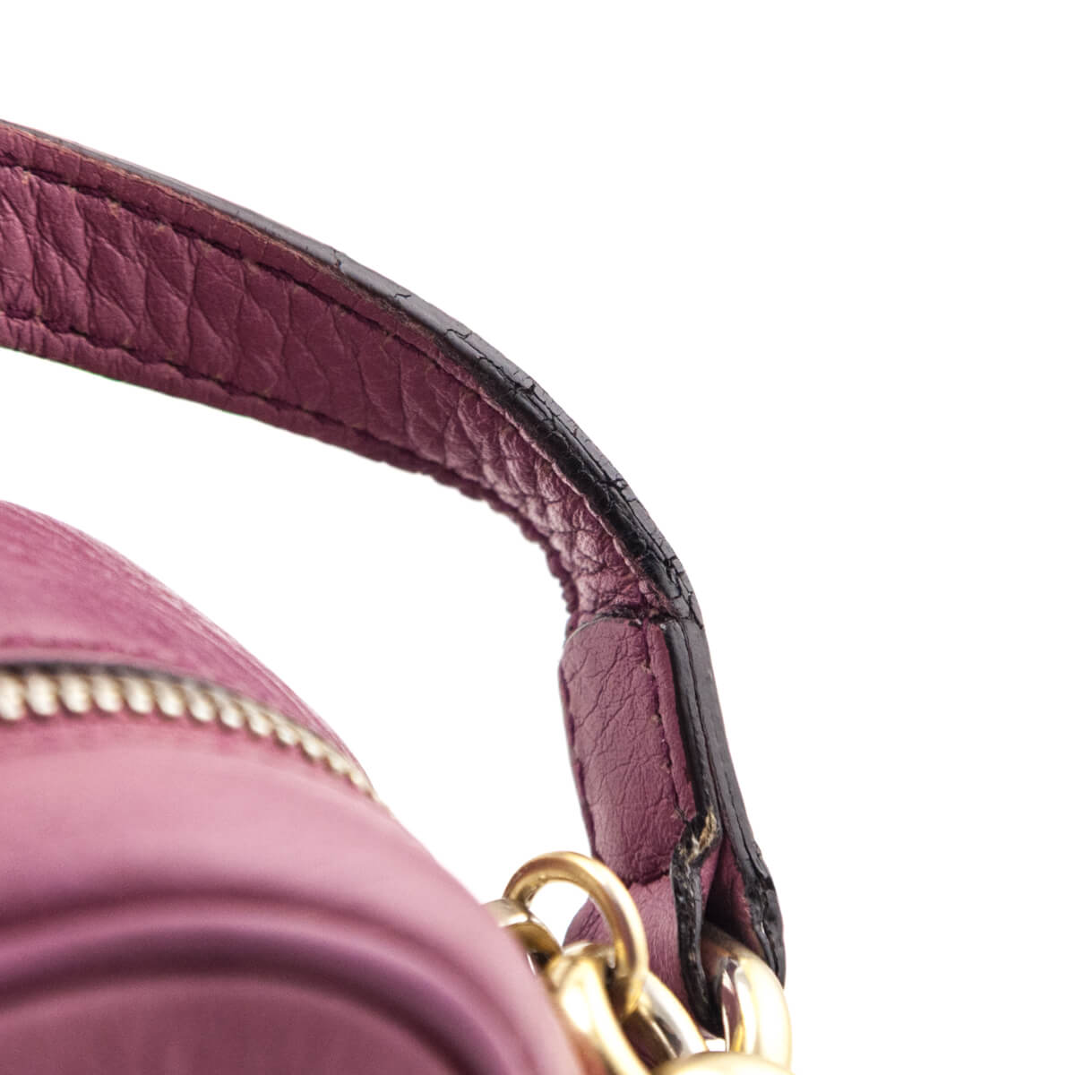 Gucci Peonia Pebbled Calfskin Soho Disco Crossbody