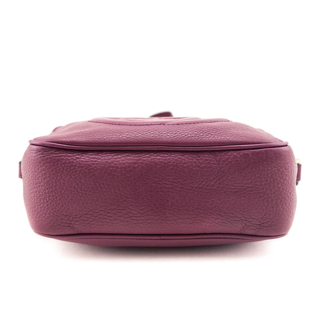 Gucci Peonia Pebbled Calfskin Soho Disco Crossbody