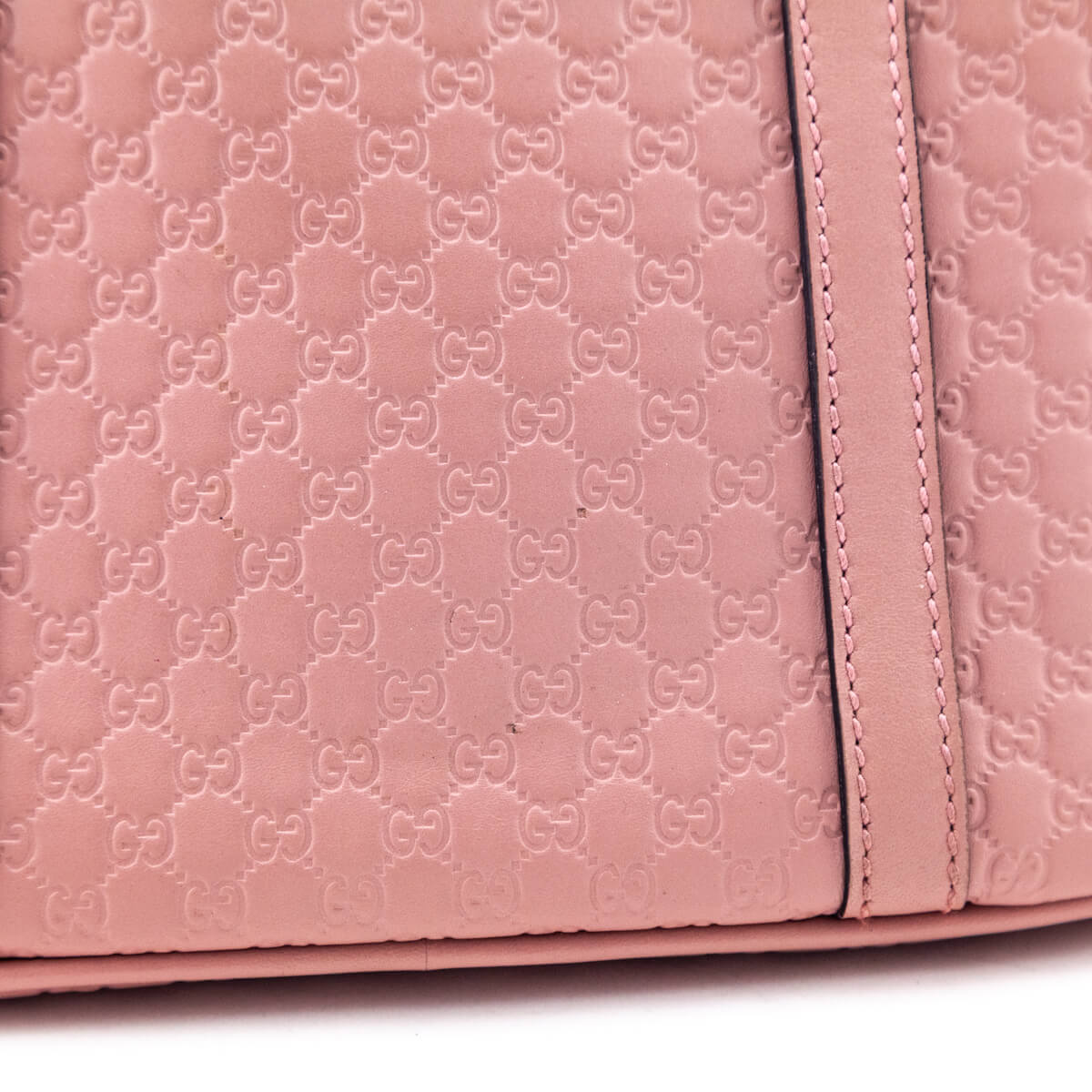 Gucci Pink Guccissima Mini Dome Bag