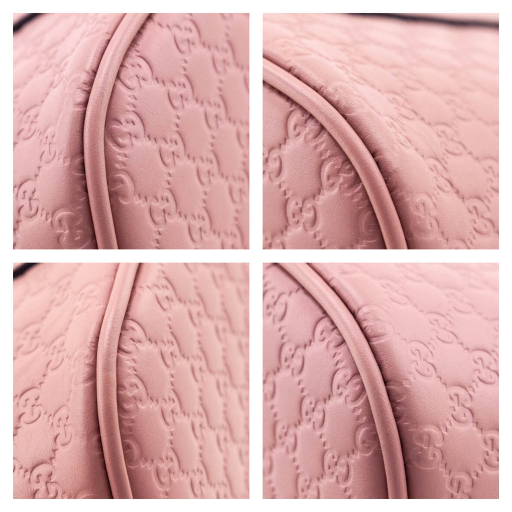 Gucci Pink Guccissima Mini Dome Bag