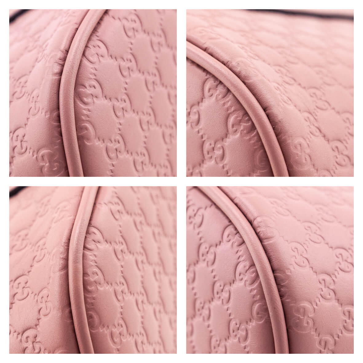 Gucci Pink Guccissima Mini Dome Bag