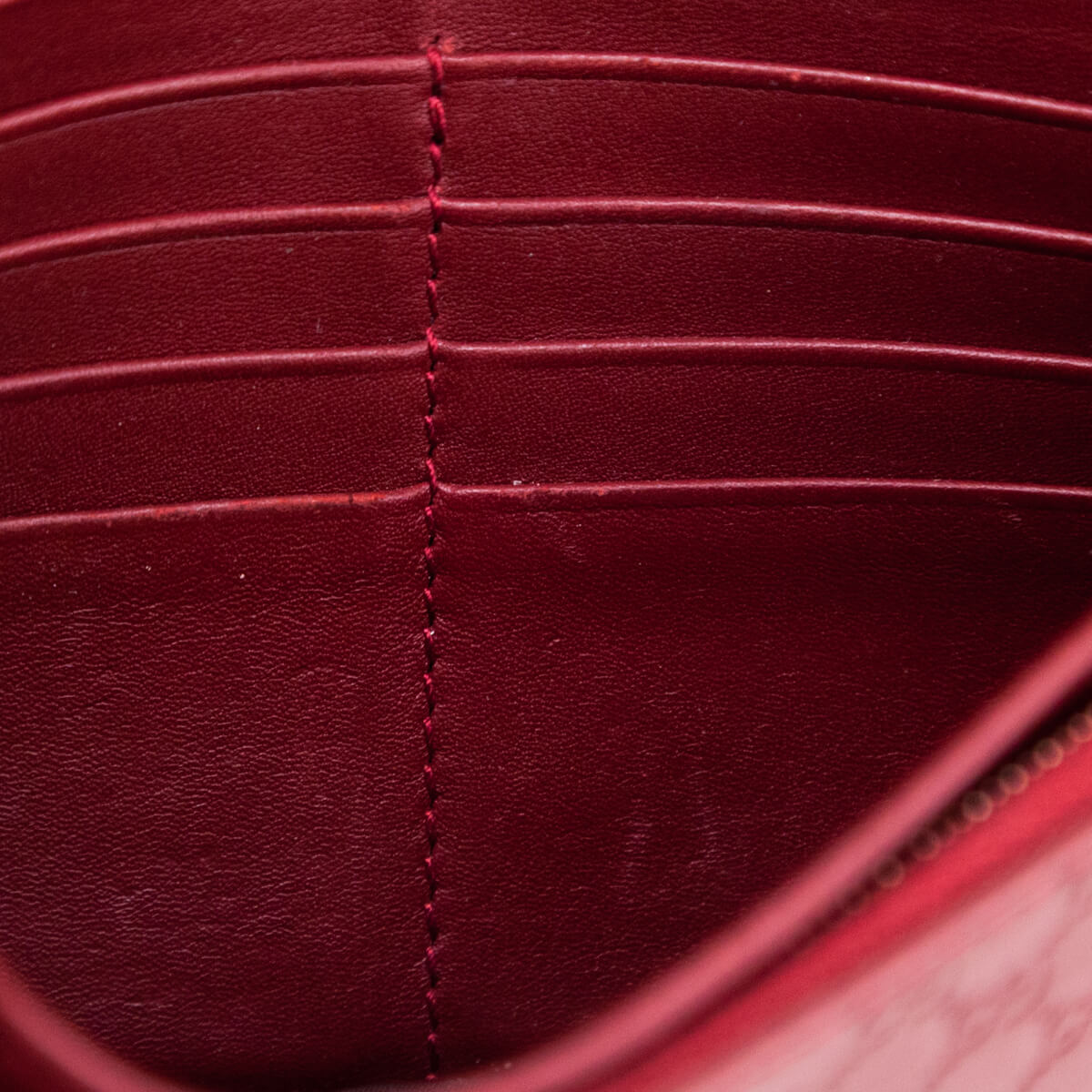 Gucci Red Microguccissima Crossbody Wallet
