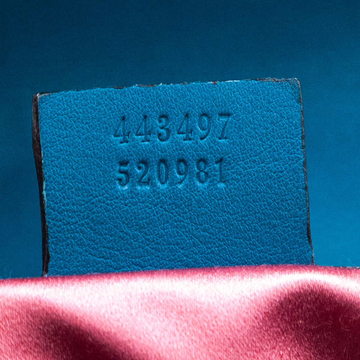 Gucci Teal Velvet Matelasse Small GG Marmont Shoulder Bag