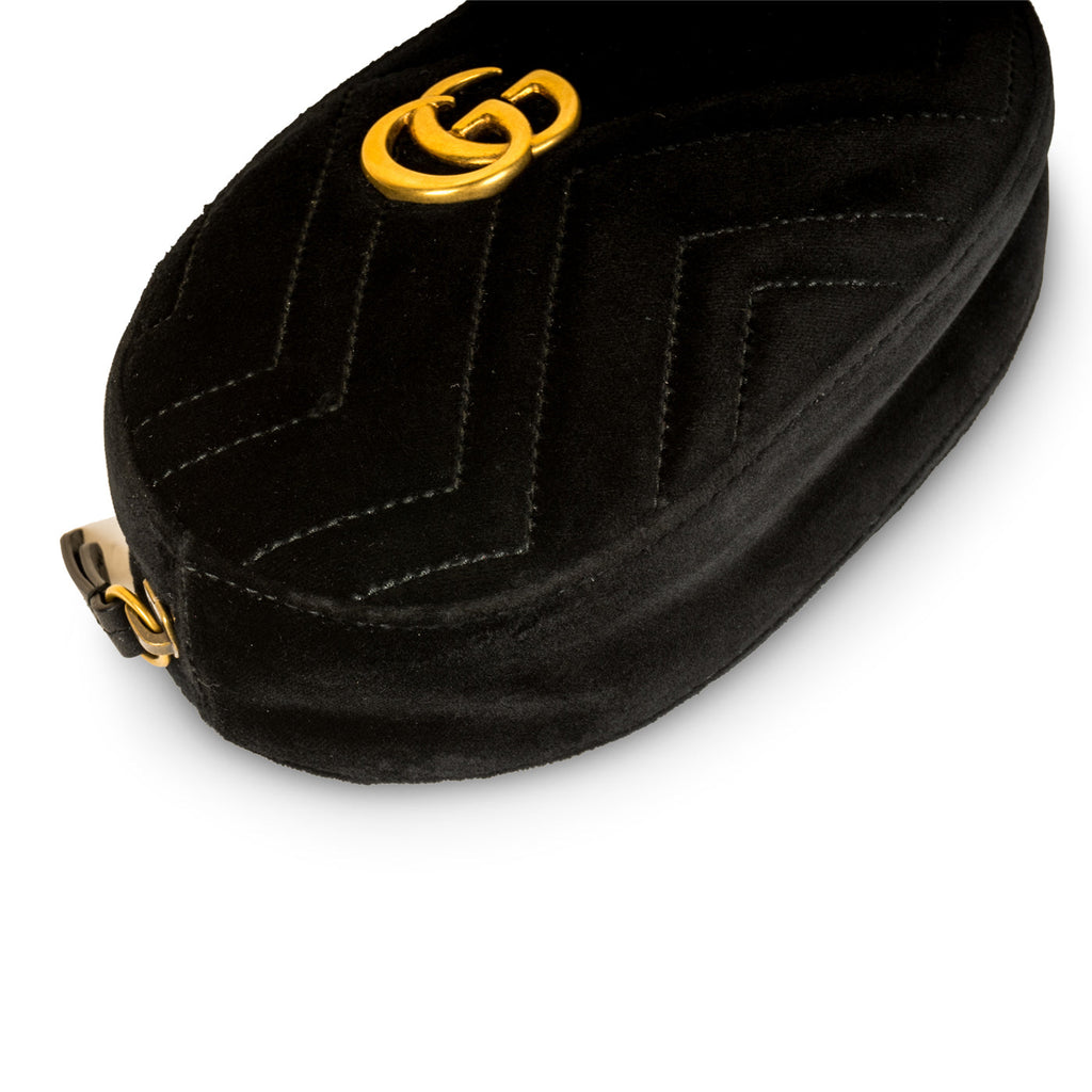 Gucci Marmont Belt Bag - Black Velvet