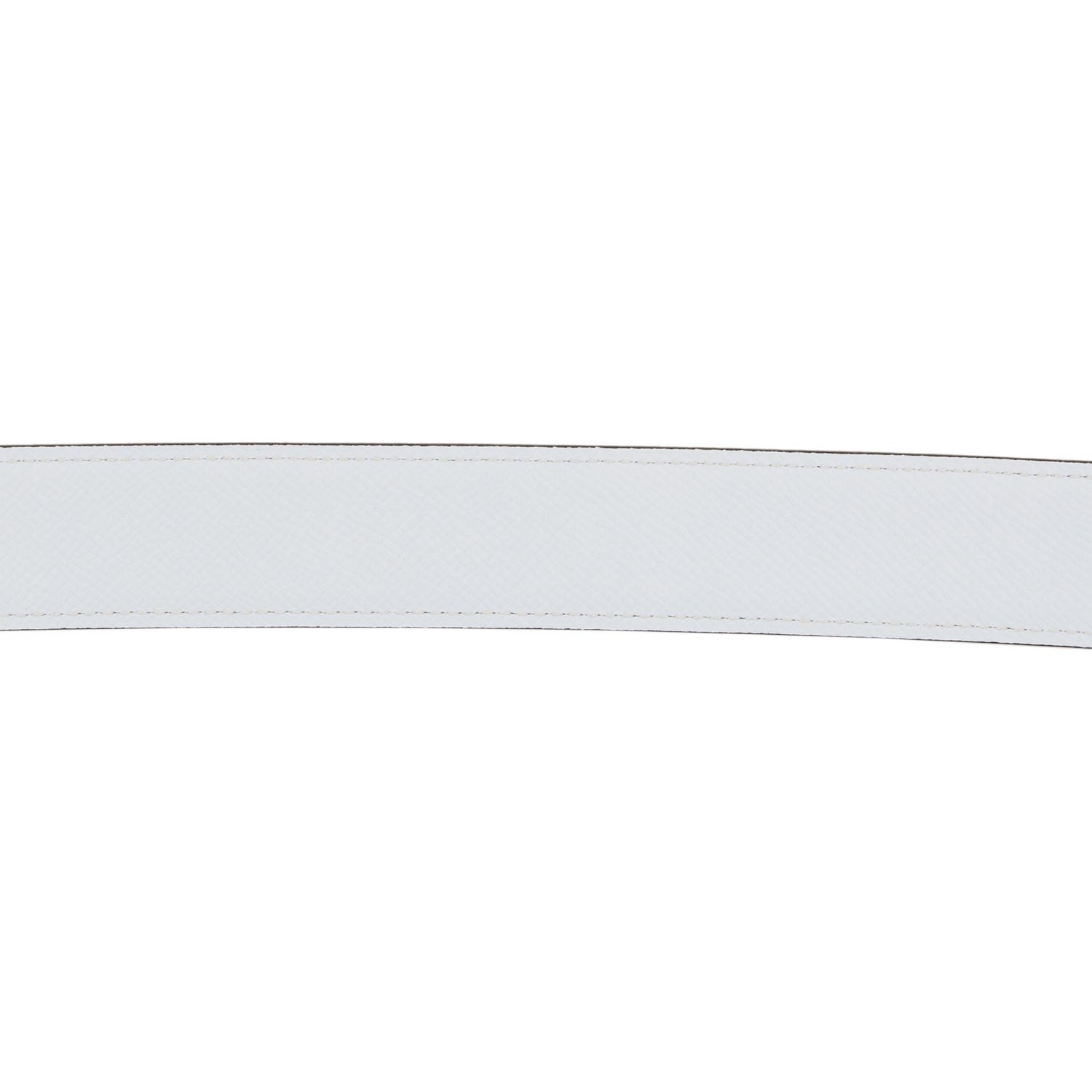 Hermes 32mm Reversible Vert de Gris/White Constance H Belt 85cm Guilloche Gold Buckle