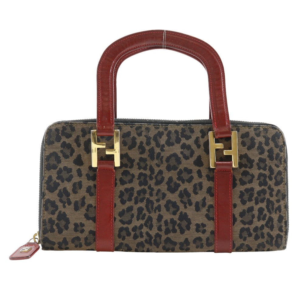 Fendi Wallet Bag Nylon Canvas Handbag