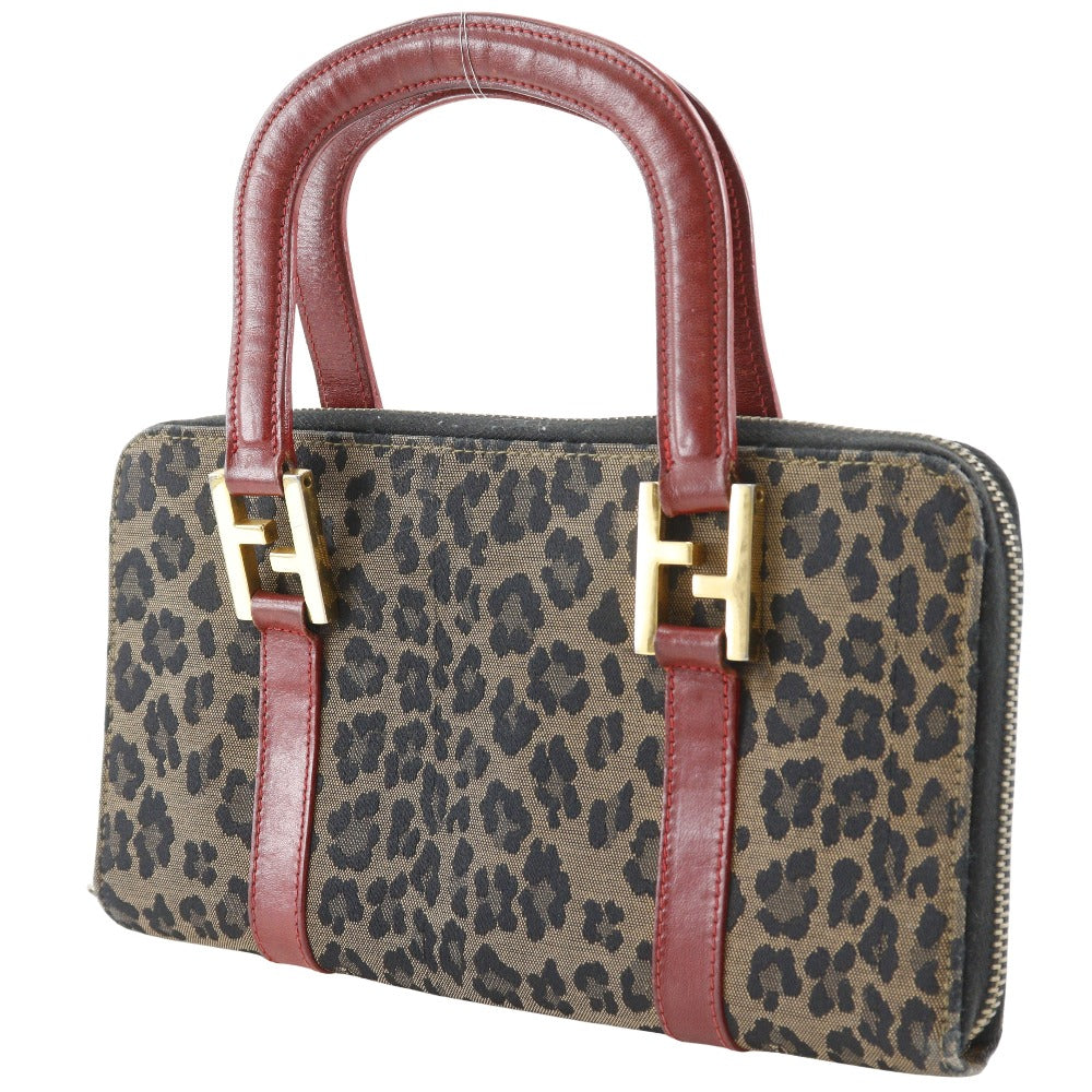 Fendi Wallet Bag Nylon Canvas Handbag