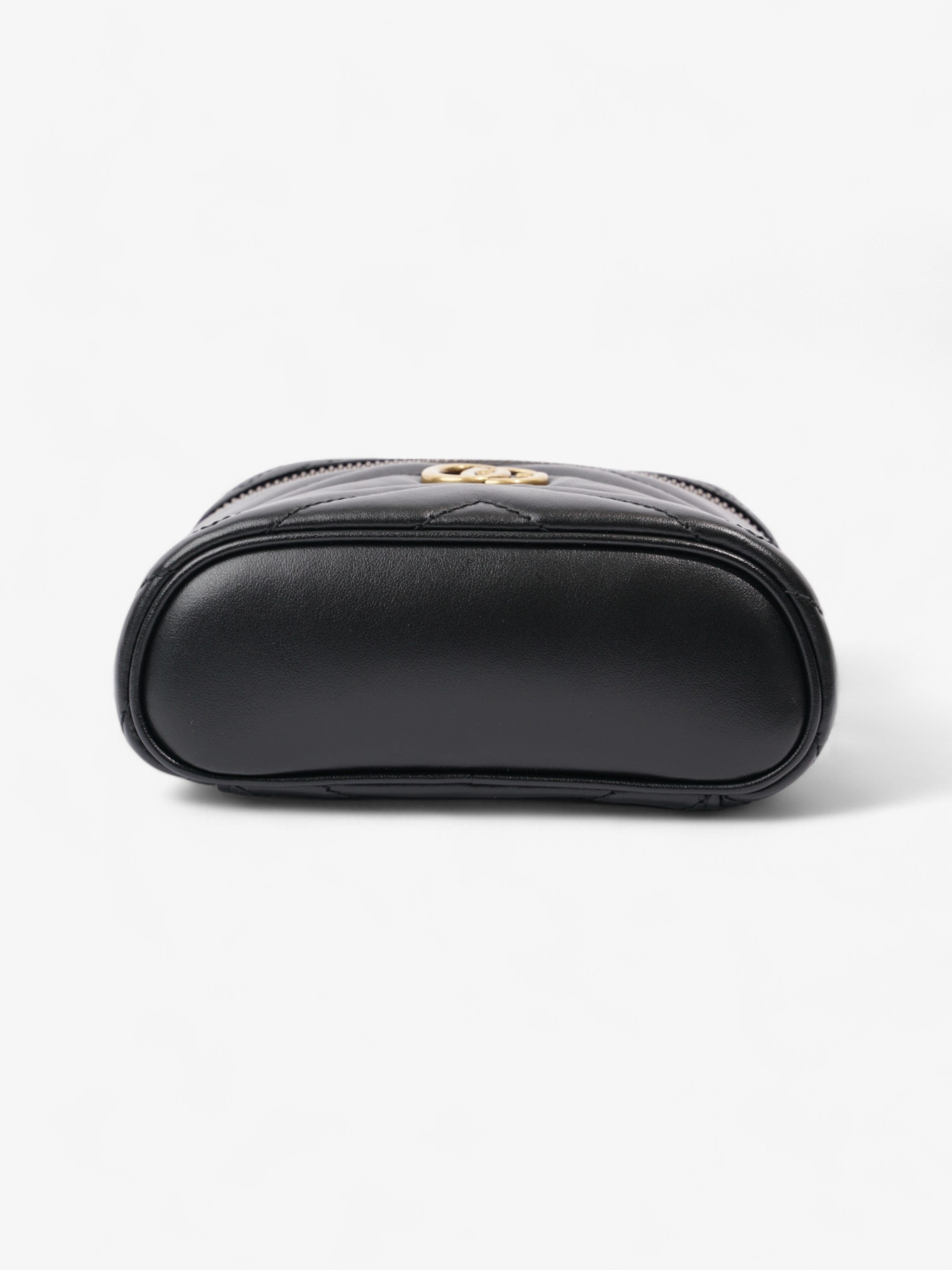 Gucci GG Marmont Vanity Black Matelasse Leather Mini