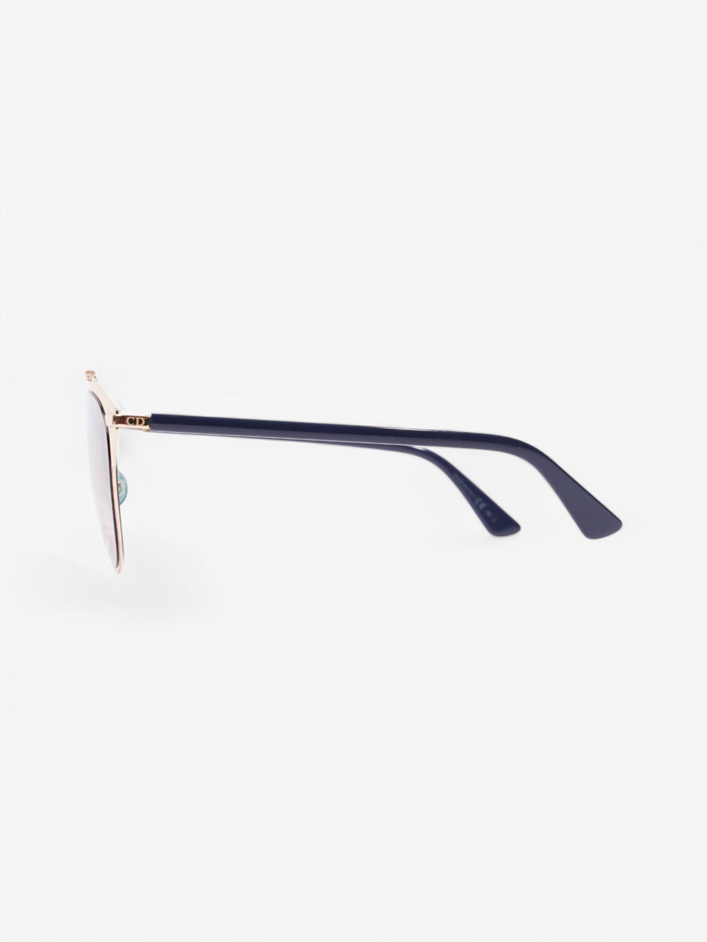 Christian Dior 3210R Sunglasses Gold / Blue Acetate 140mm