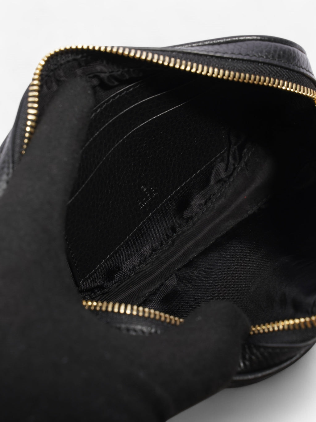 Gucci GG Marmont Super Mini Shoulder Bag Black Leather Super Mini