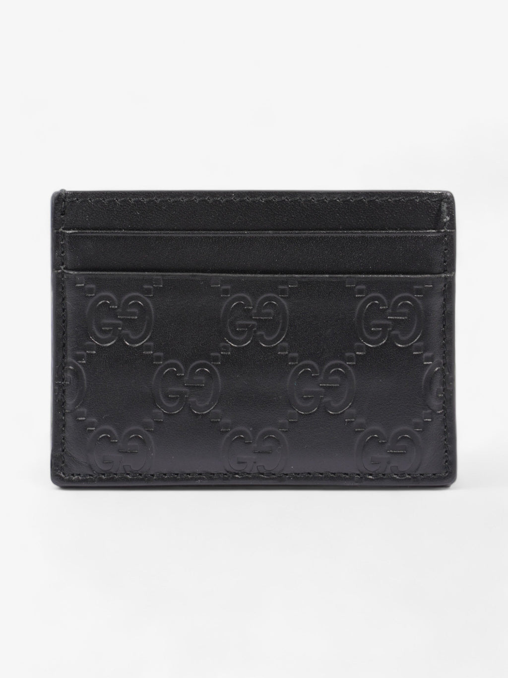 Gucci Guccissima  Holder Black Empreinte Leather