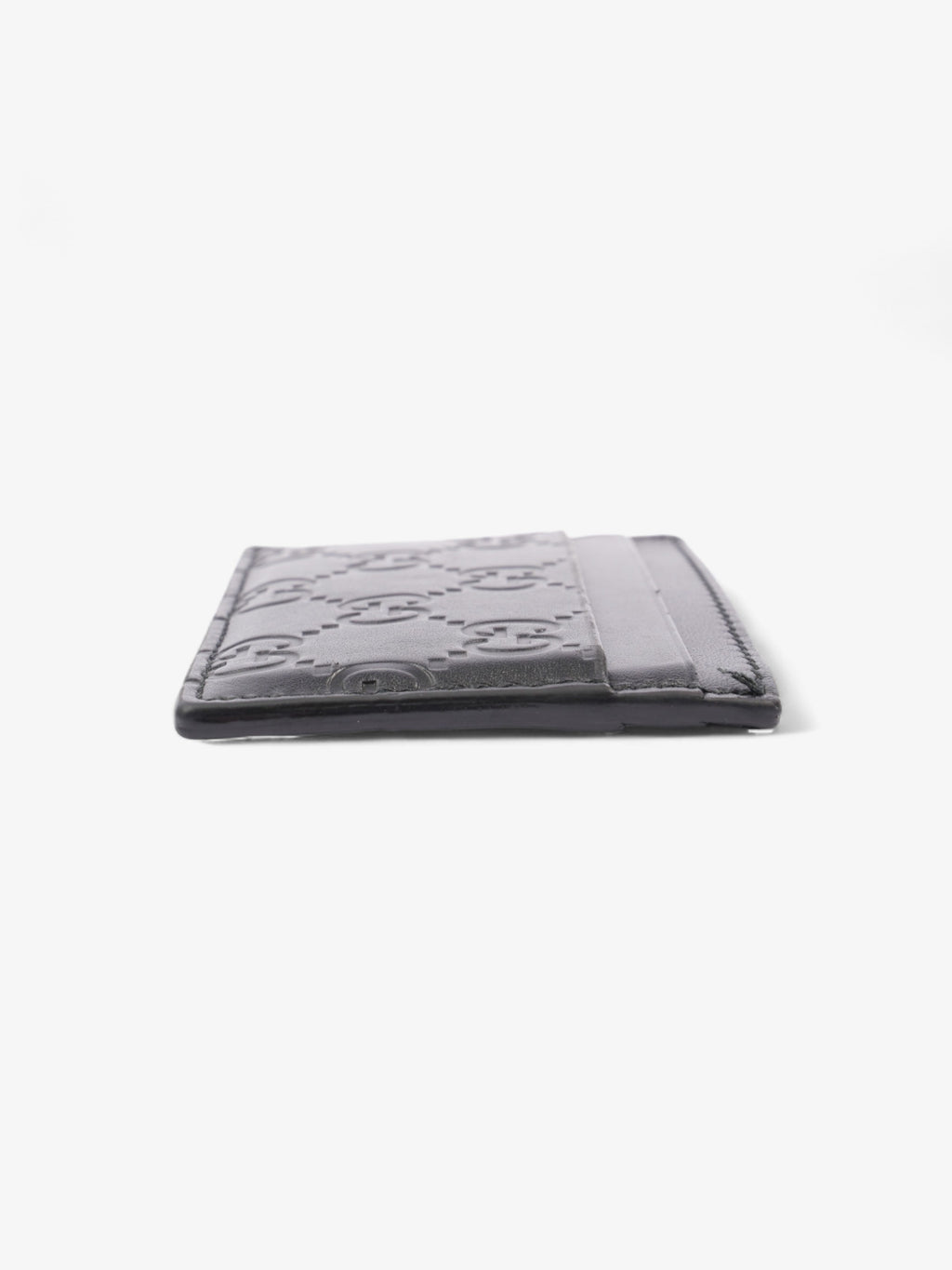 Gucci Guccissima  Holder Black Empreinte Leather