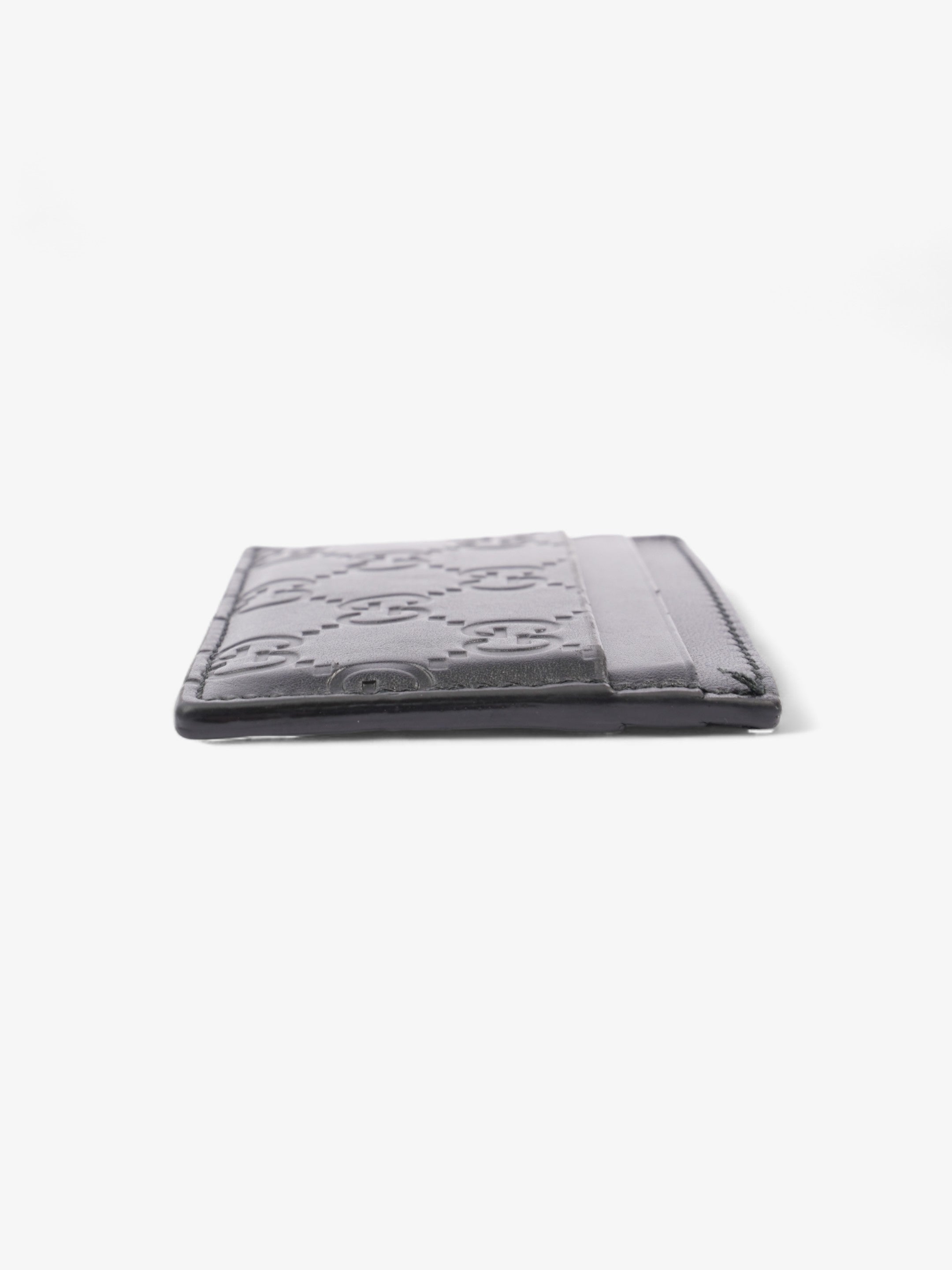 Gucci Guccissima  Holder Black Empreinte Leather
