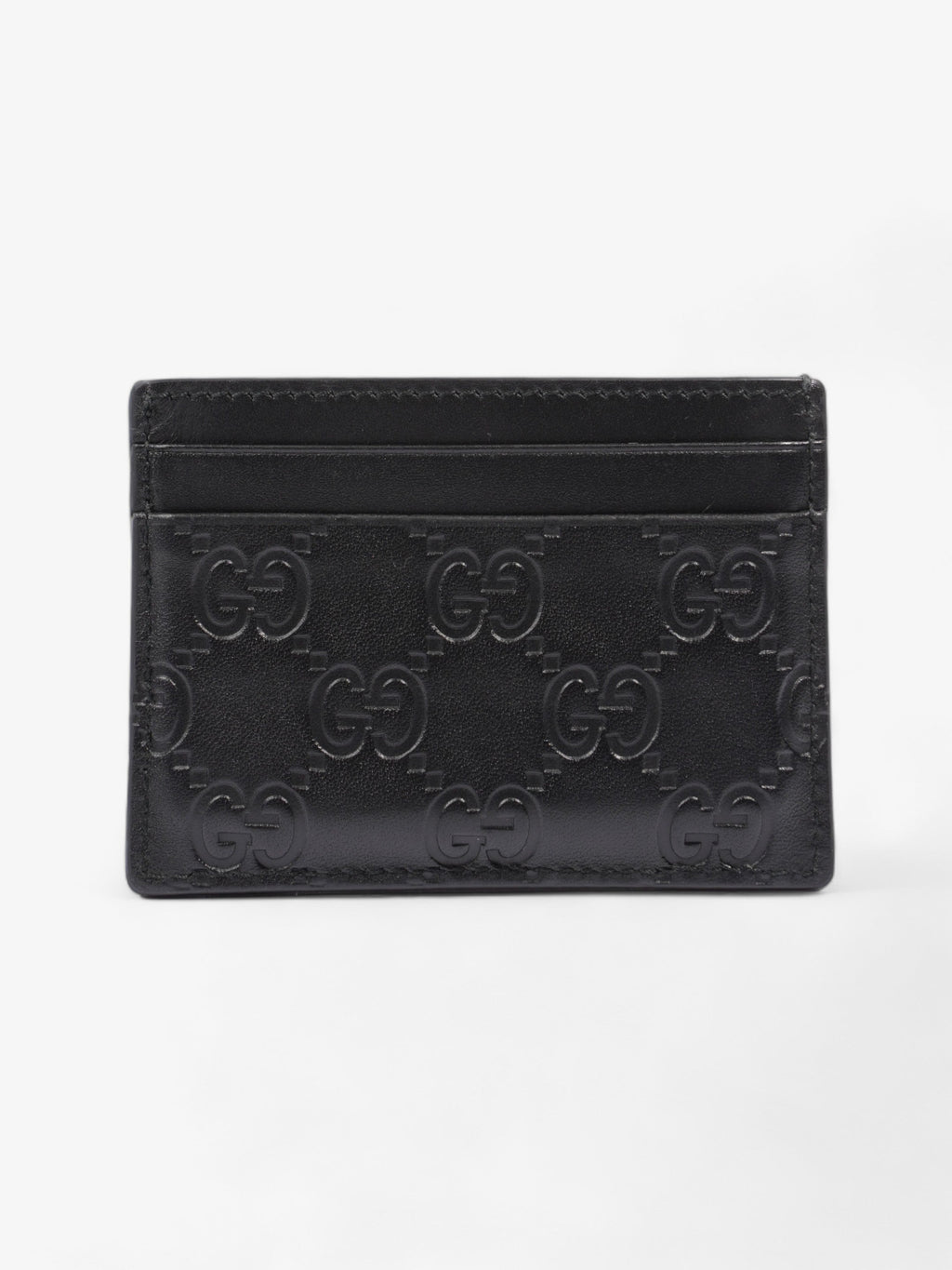 Gucci Guccissima  Holder Black Empreinte Leather