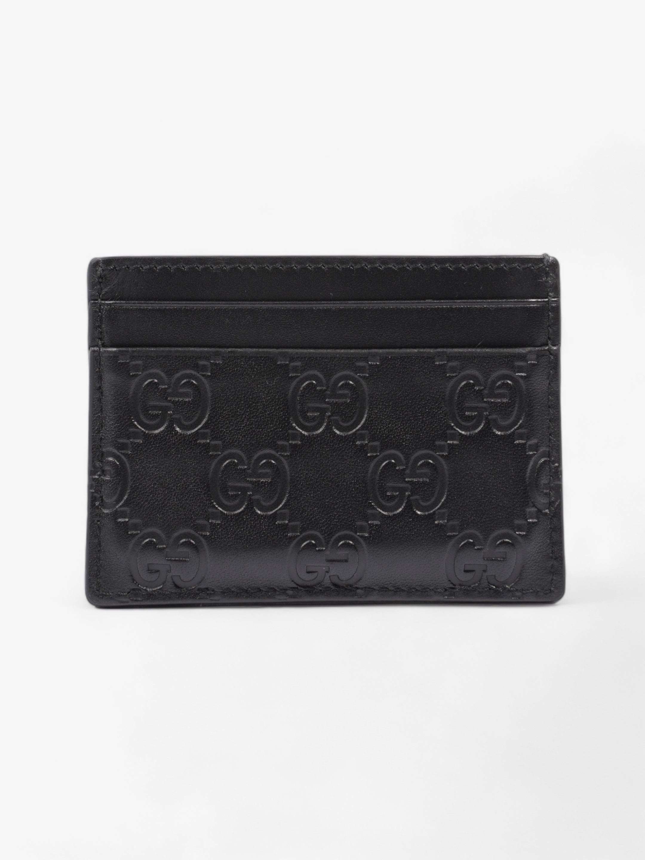 Gucci Guccissima  Holder Black Empreinte Leather
