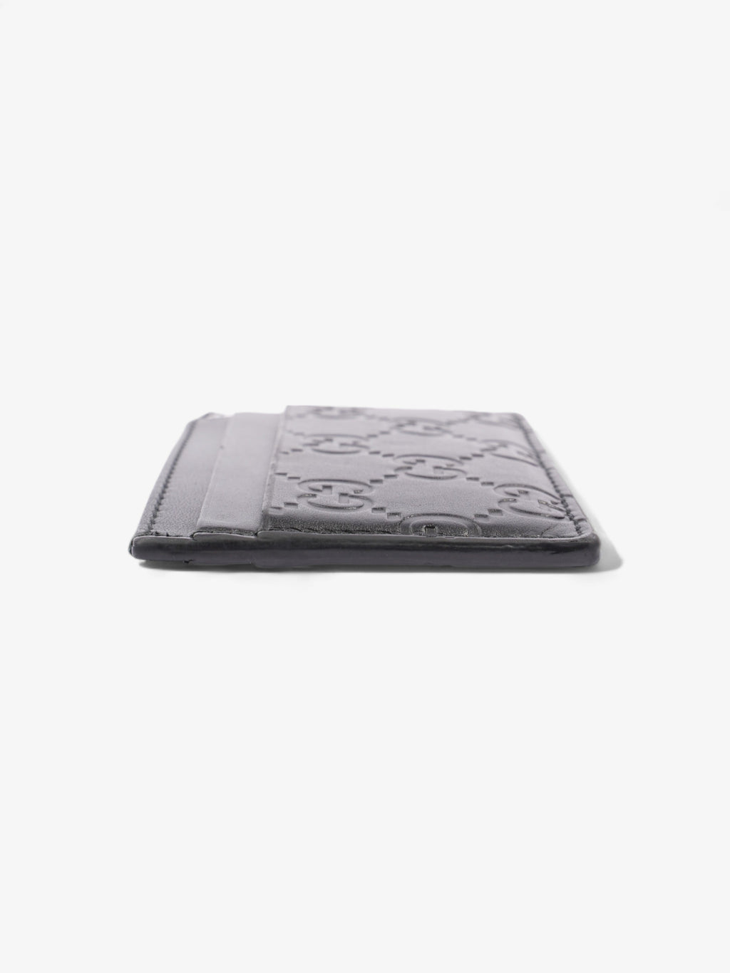 Gucci Guccissima  Holder Black Empreinte Leather