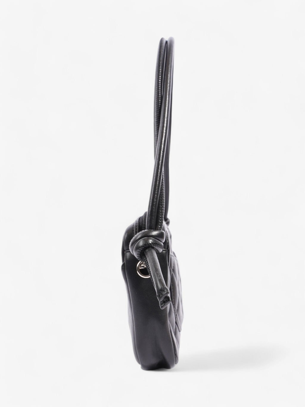 Chanel Cambon Shoulder Bag Black Lambskin Leather