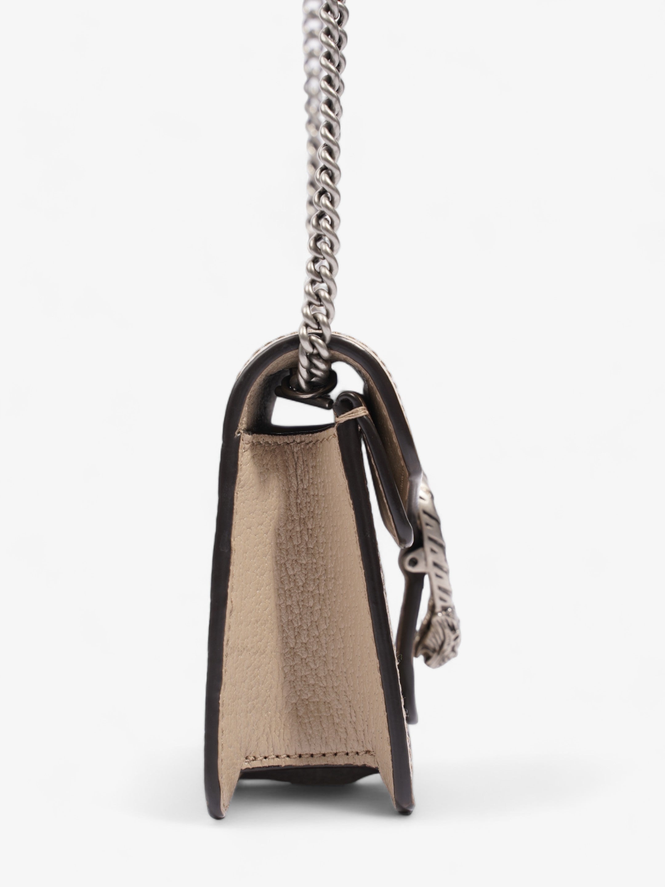 Gucci Super Mini Dionysus Beige and white GG Supreme Coated Canvas
