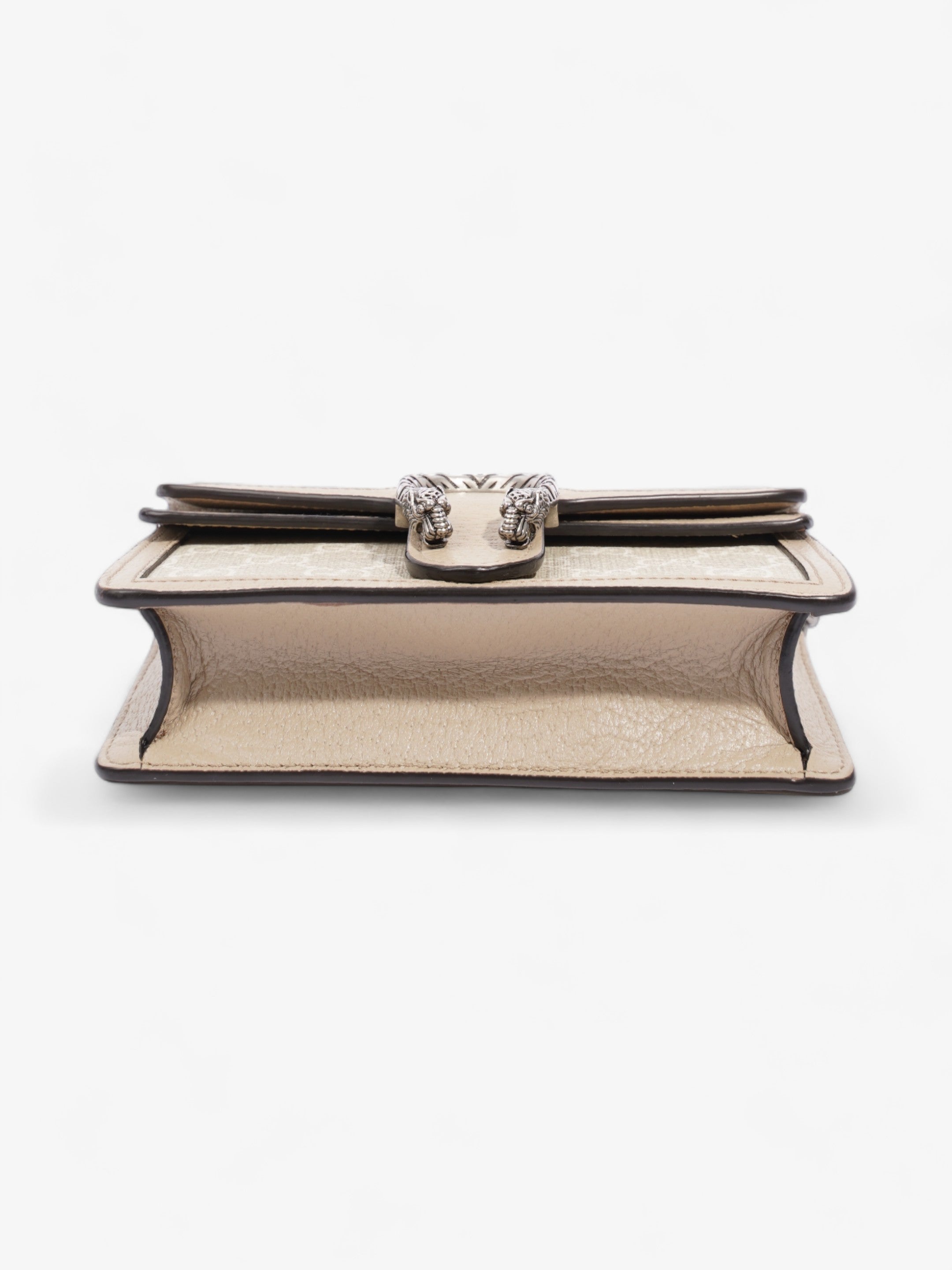 Gucci Super Mini Dionysus Beige and white GG Supreme Coated Canvas