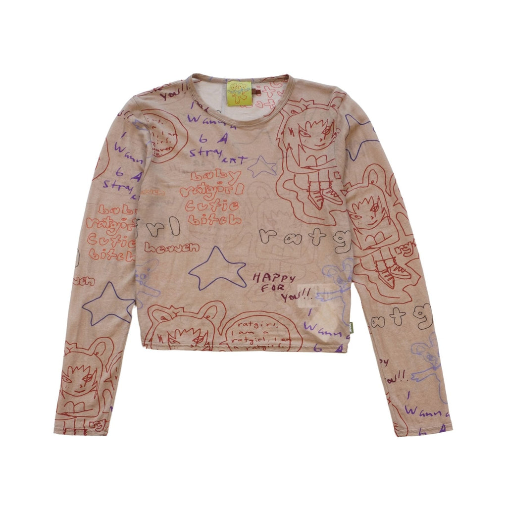 Heaven By Marc Jacobs x Stray Rats 'Ratgirl' Top - Women's L