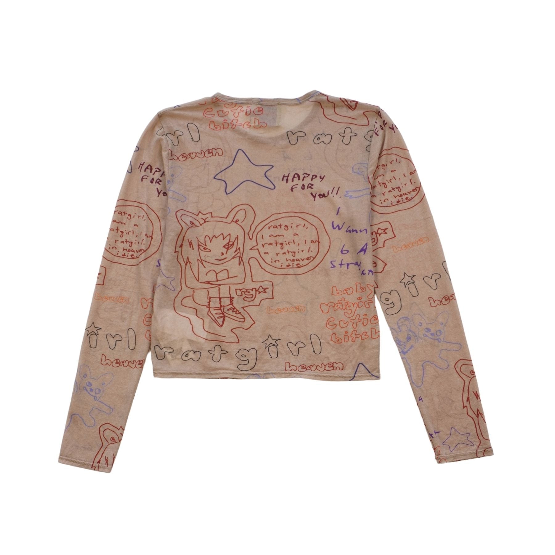 Heaven By Marc Jacobs x Stray Rats 'Ratgirl' Top - Women's L