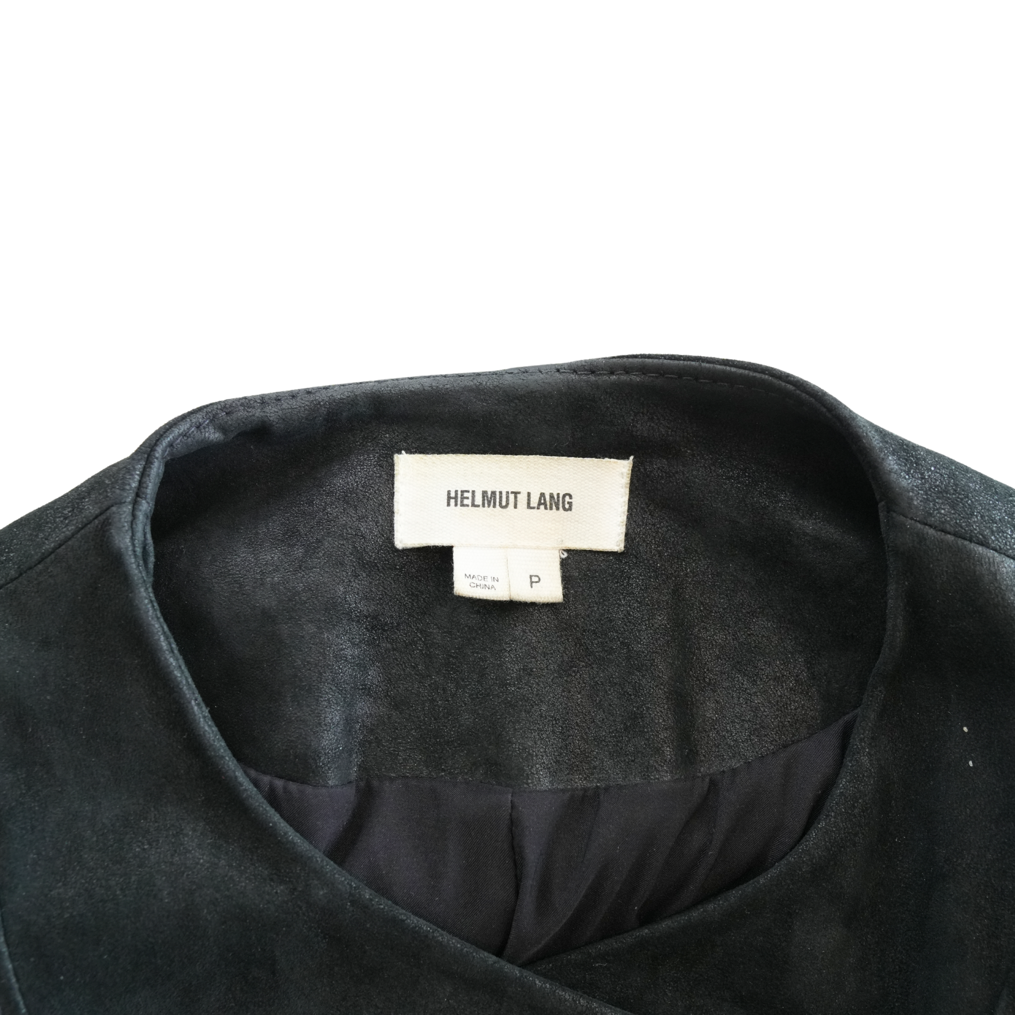 Helmut Lang Blistered Suede Jacket - Women's XS