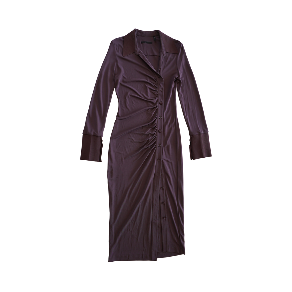 Helmut Lang Asymmetric Midi Dress - Women's M