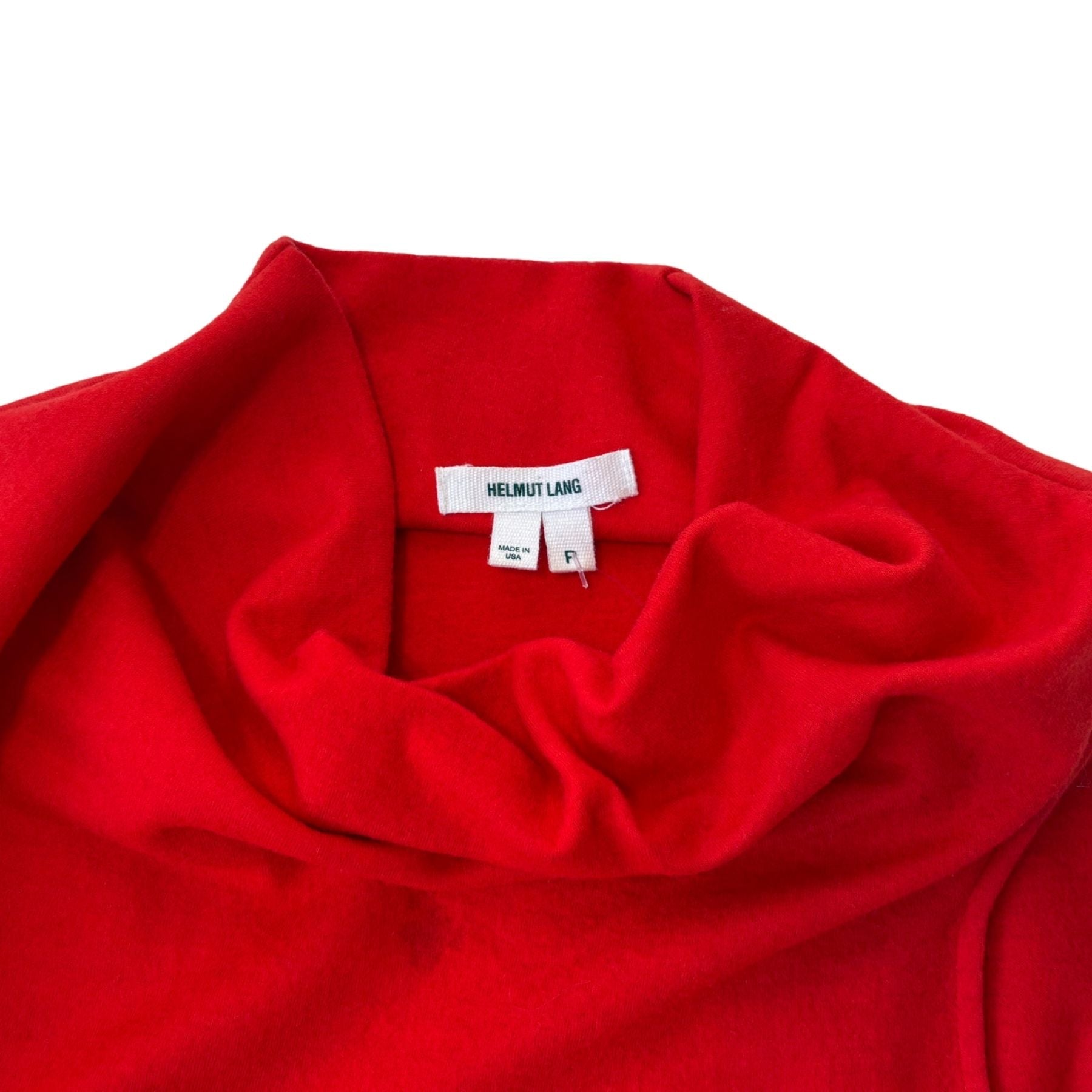 Helmut Lang Cowl Neck Top - Women's S