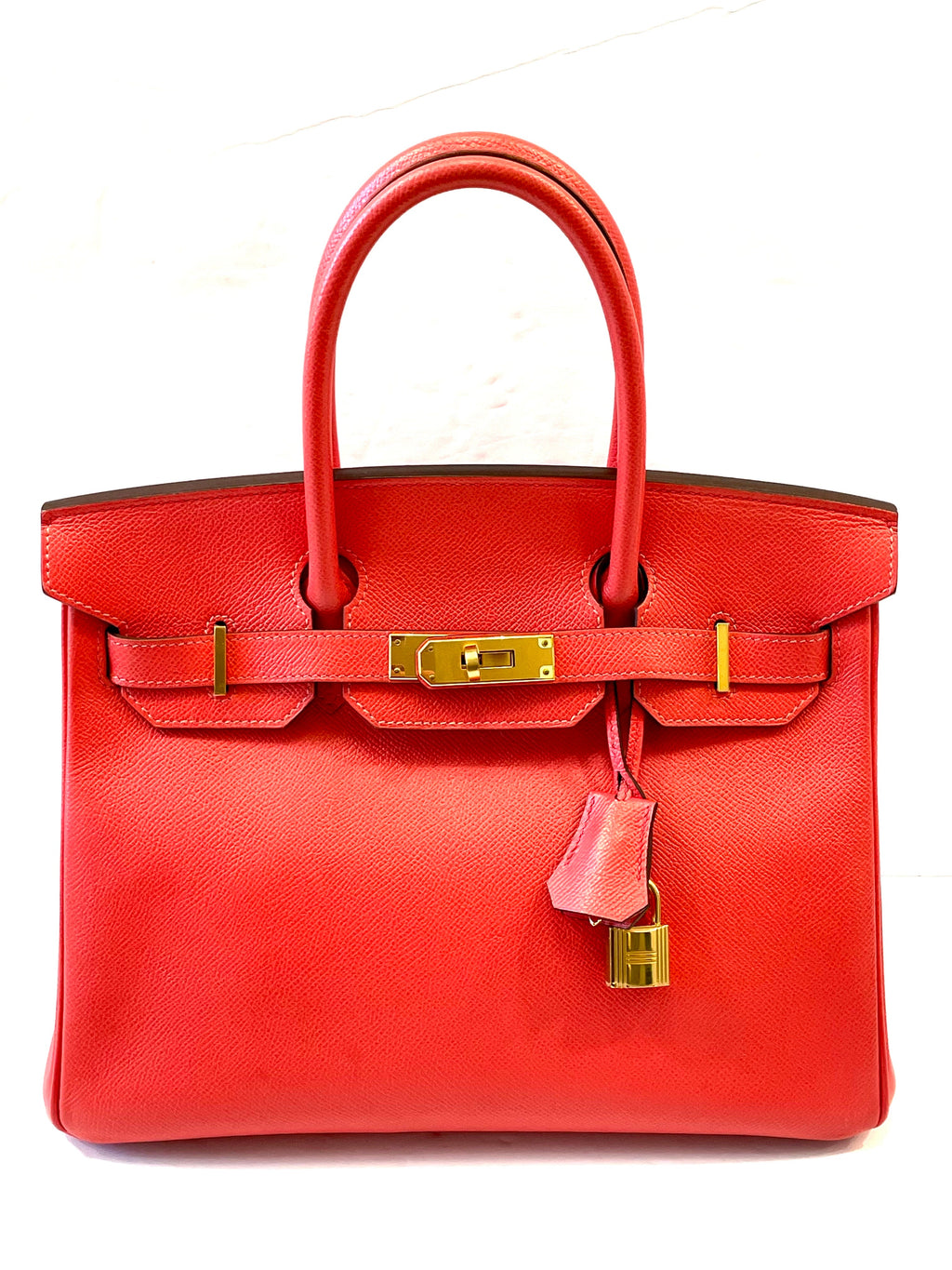 HERMÈS BIRKIN 30 ROUGE CASAQUE EPSOM LEATHER GOLD HARDWARE