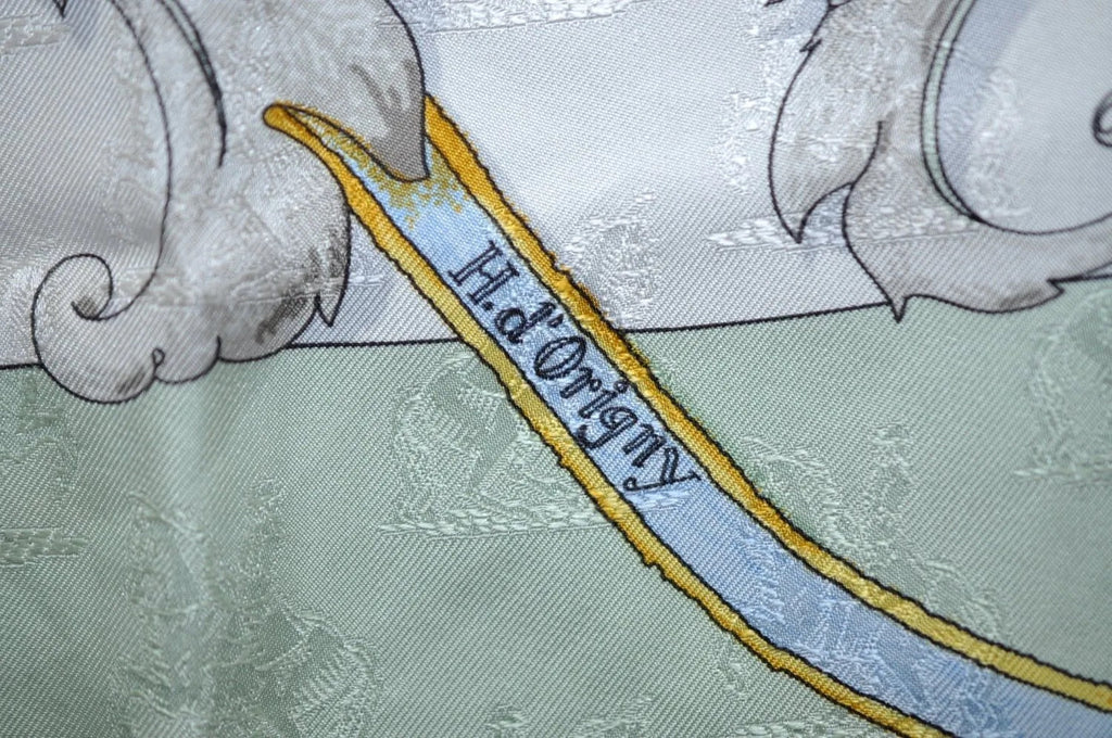 HERMÈS CARRE 90 L'INSTRUCTION DU ROY SILK SCARF