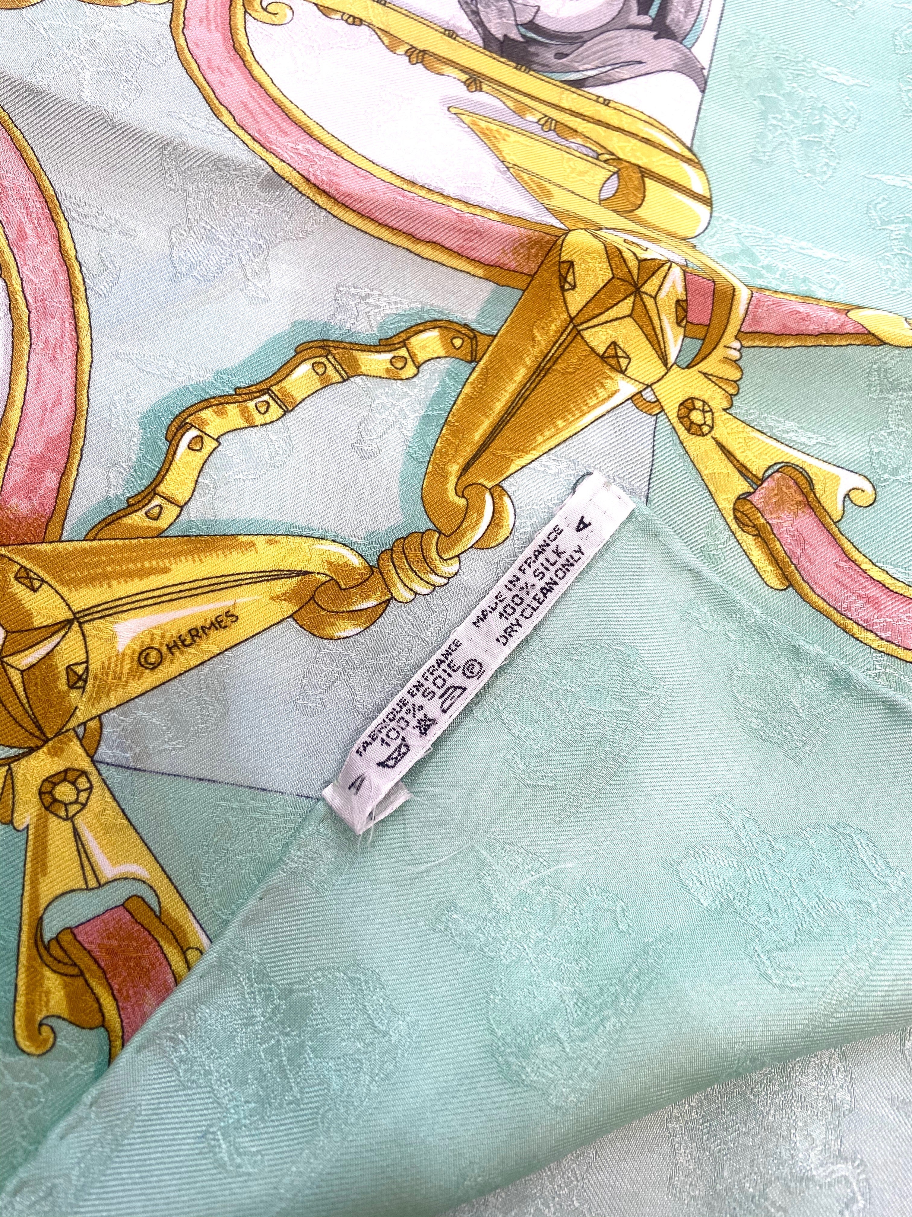HERMÈS CARRE 90 L'INSTRUCTION DU ROY SILK SCARF