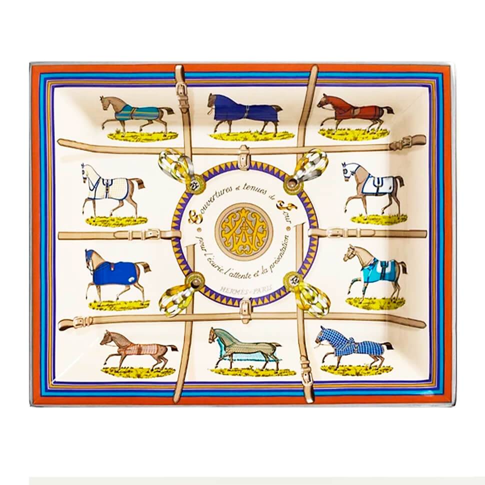 HERMÈS COUVERTURES ET TENUES DE JOUR CHANGE TRAY