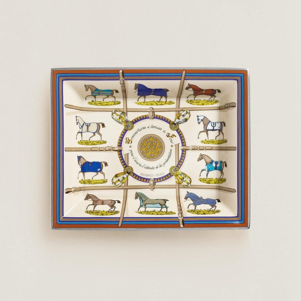 HERMÈS COUVERTURES ET TENUES DE JOUR CHANGE TRAY